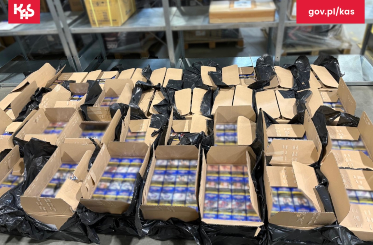 Akcja w firmie kurierskiej. Przejęto ponad 400 kg kontrabandy