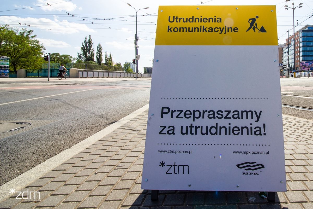 Od piątku utrudnienia na przejeździe tramwajowym i objazdy