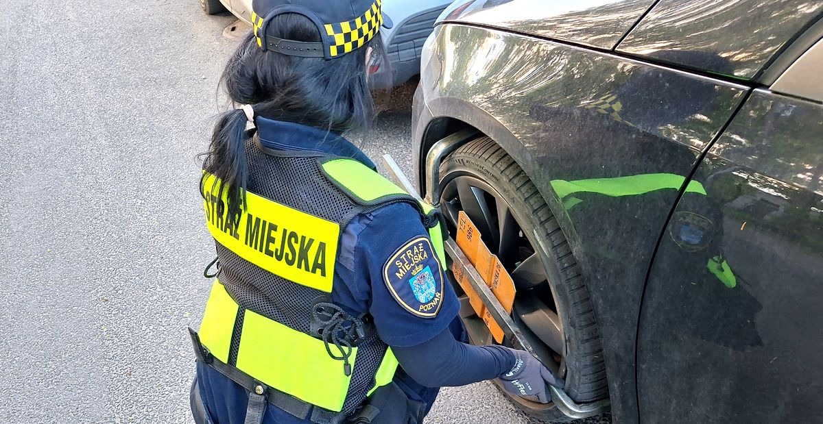 Masowe kontrole strażników miejskich na Grunwaldzie. Były blokady na kołach i mandaty