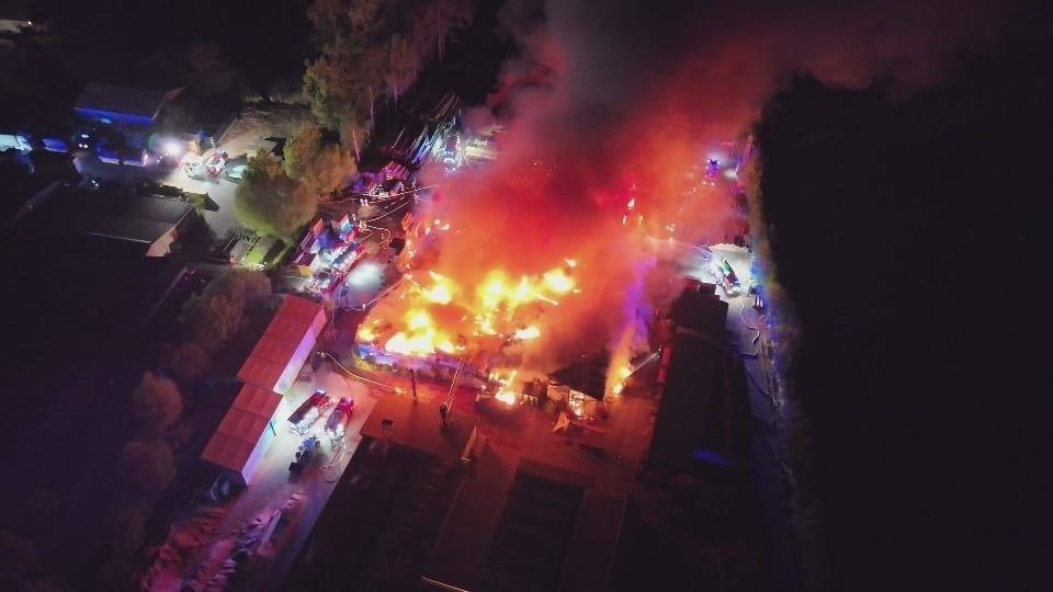 Wielki pożar w regionie. 22 strażackie zastępy w akcji