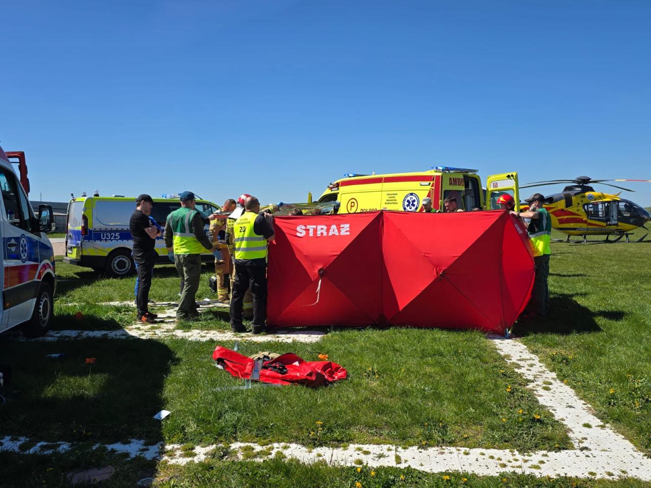 Tragiczny finał skoku spadochronowego w regionie. Jest oświadczenie organizatora