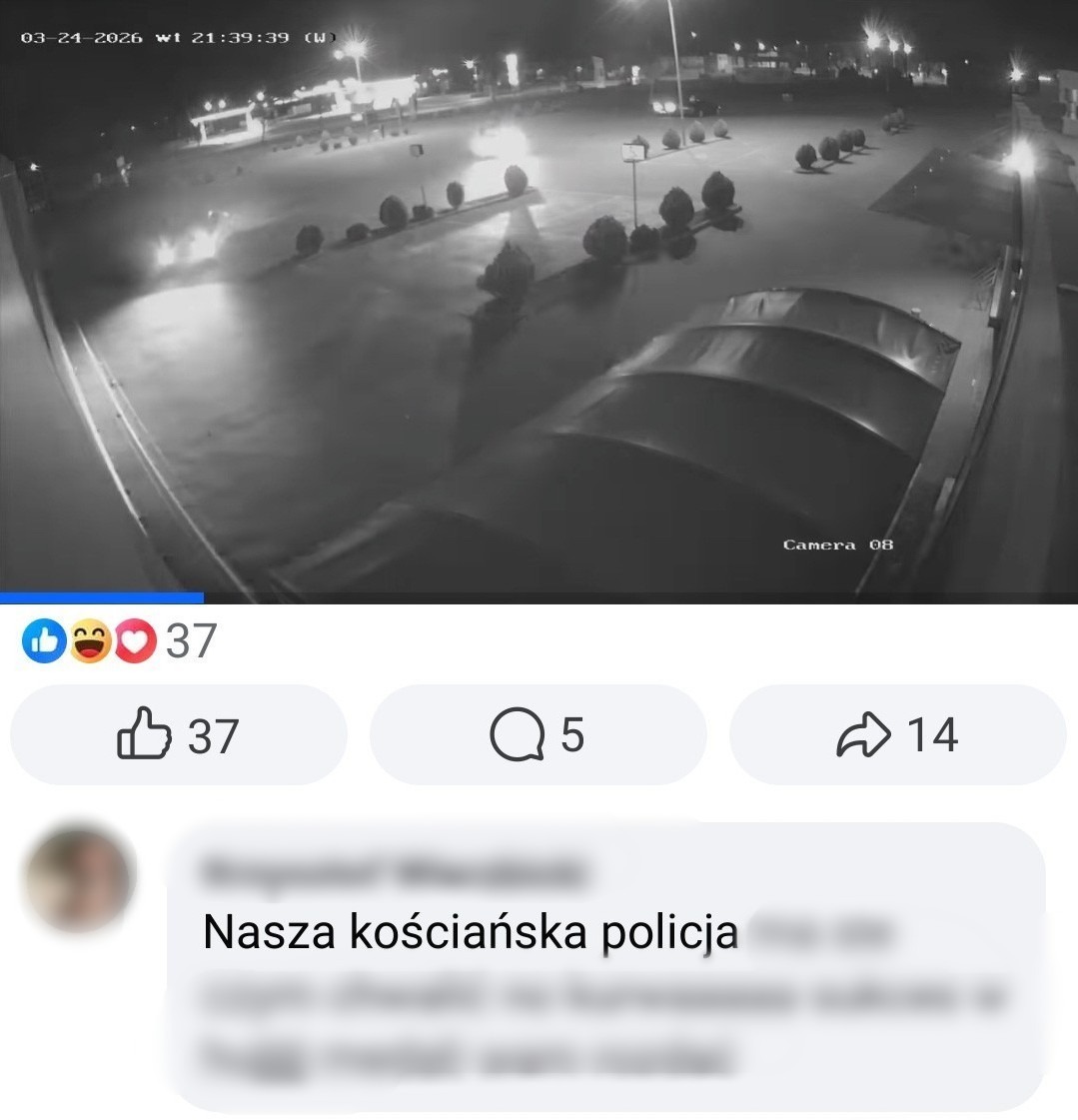 Wulgarnie skomentował facebookowy post kościańskiej policji. Dostał mandat