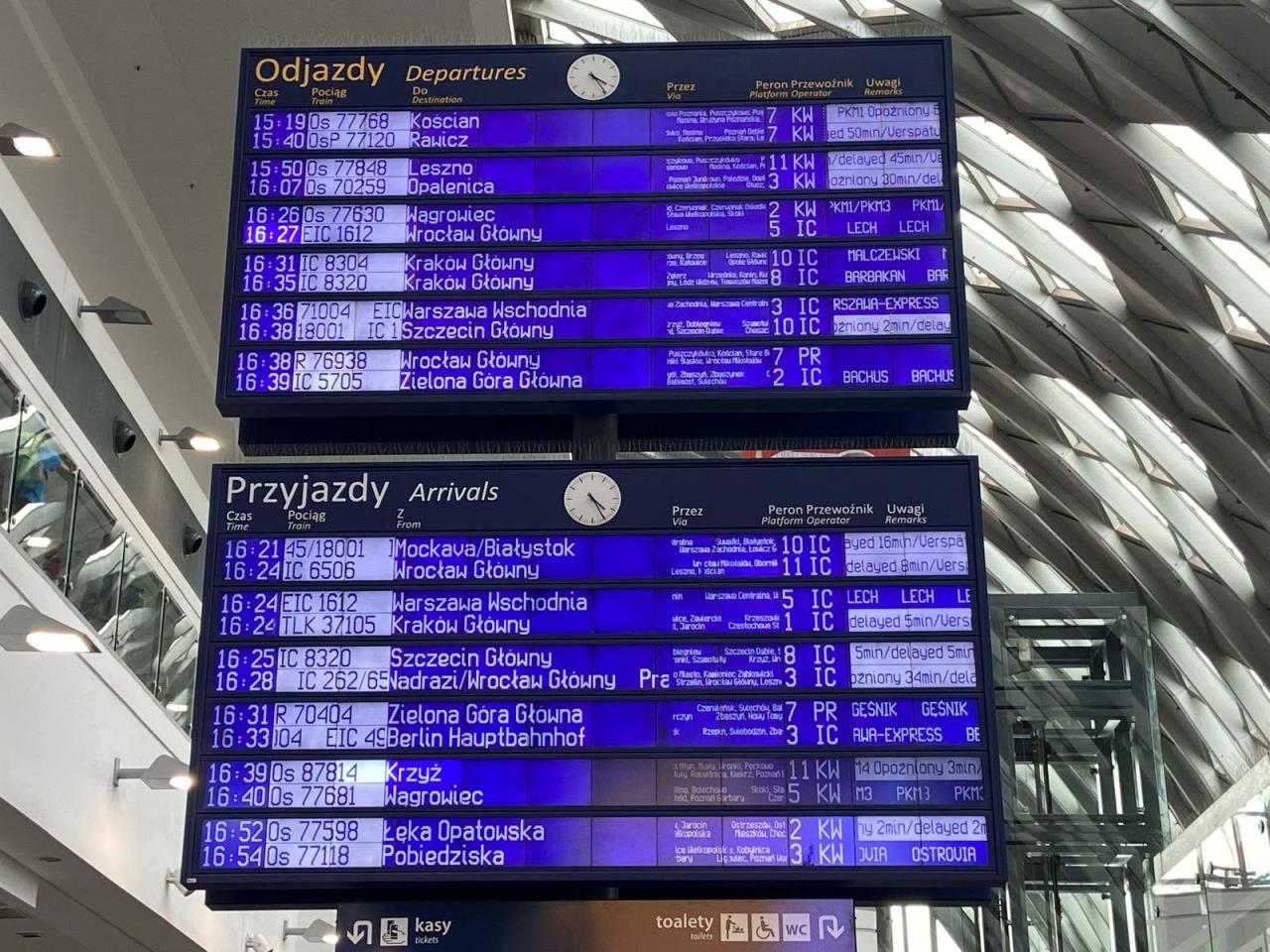 Wstrzymany ruch pociągów na trasie Poznań Główny-Poznań Górczyn