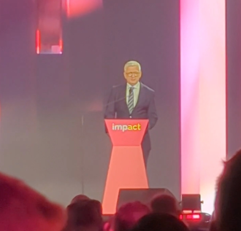 Jacek Jaśkowiak na konferencji Impact: "Nie wiem, czy zapłaciliby państwo 2000 euro za to, żeby uczestniczyć w debatach o feminatywach"