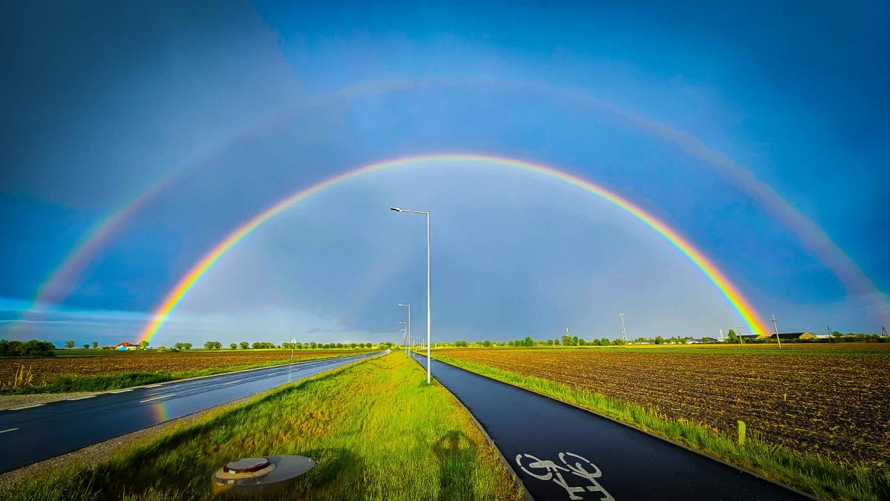 Niezwykły widok na poznańskim niebie
