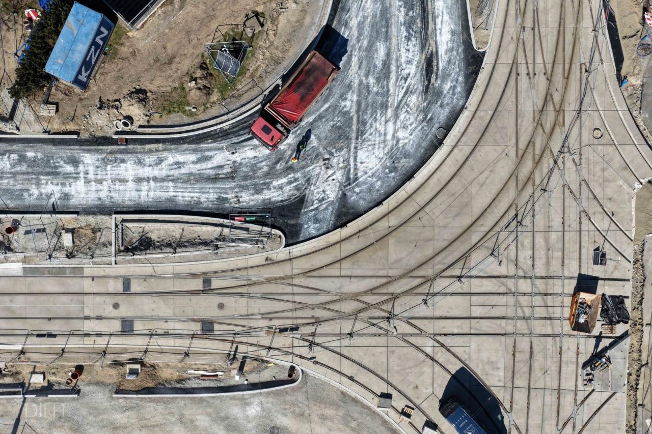 To już! W nocy zajdą wielkie zmiany komunikacyjne w centrum. Ruszy kolejny etap budowy trasy tramwajowej