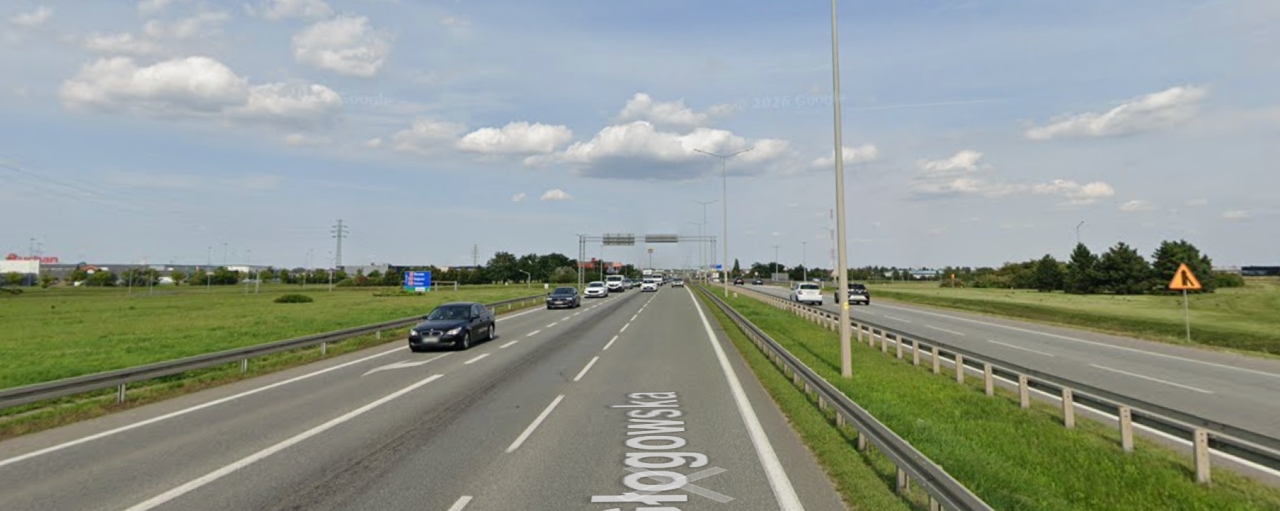 Motocyklista ukarany mandatem po zderzeniu nad A2 w Komornikach