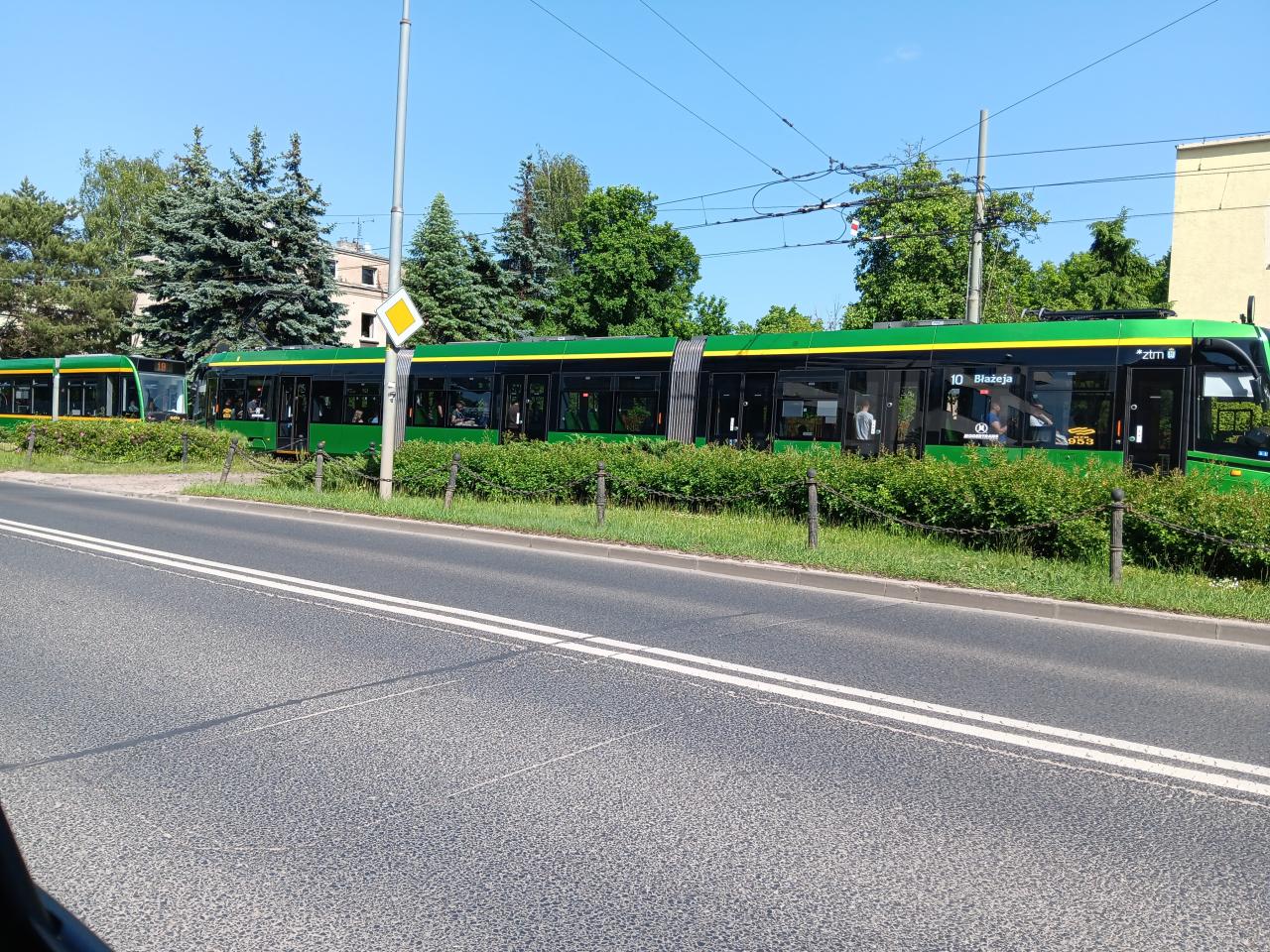 Kolizja wstrzymała ruch tramwajów