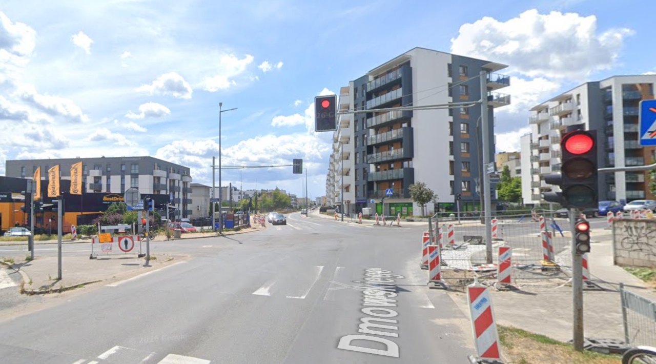 Od piątku utrudnienia na poznańskim skrzyżowaniu. Będą modernizować sygnalizację świetlną