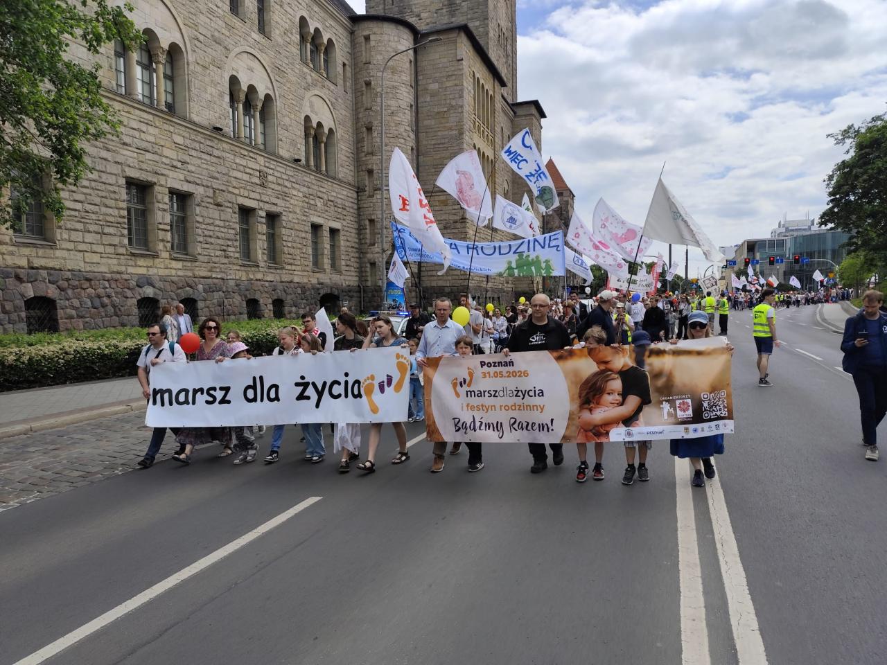 Marsz dla Życia idzie ulicami Poznania