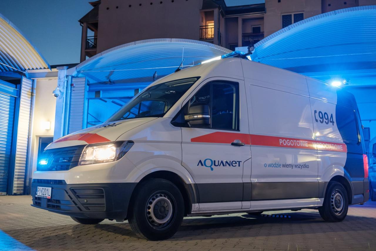 Nocny pościg ulicami Poznania. W pogoń ruszyli pracownicy Aquanetu