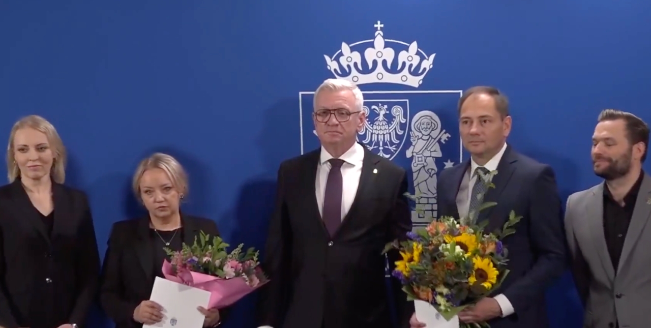 Jacek Jaśkowiak ma dwóch nowych zastępców. "Życzę im twardego tyłka"