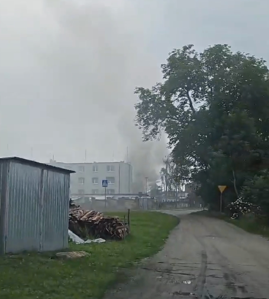 Pożar w bloku pod Murowaną Gośliną
