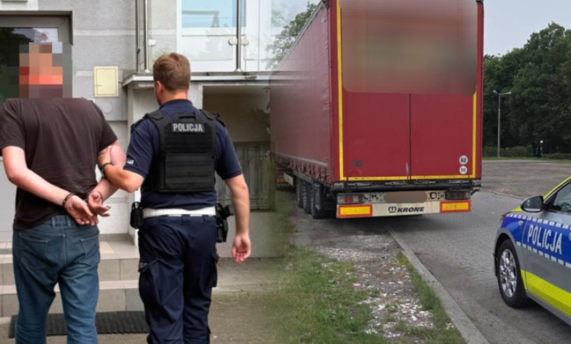 Region. Pijany kierowca ciężarówki jechał slalomem po ulicy
