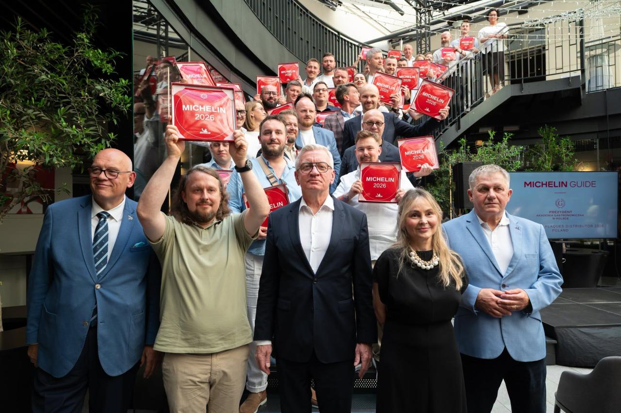 Jacek Jaśkowiak pogratulował właścicielom poznańskich restauracji, wyróżnionych przez przewodnik Michelin