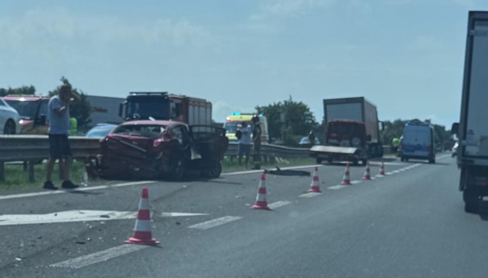 Wypadek na DK92 w Tarnowie Podgórnym. Duże korki!
