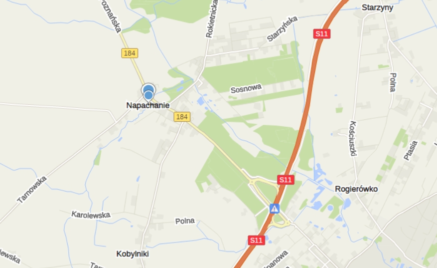 Samochód wjechał w bariery. Zablokowany jeden pas ruchu. Tworzy się korek