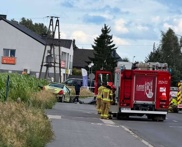 Zderzenie dwóch pojazdów pod Poznaniem