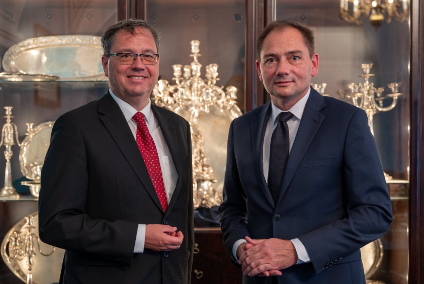Ambasador Austrii przyjechał do Poznania. Zwrócił uwagę na infrastrukturę miasta. Spodobały mu się ścieżki rowerowe