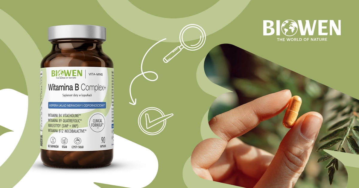 Witamina B Complex+ Biowen 90 kapsułek
