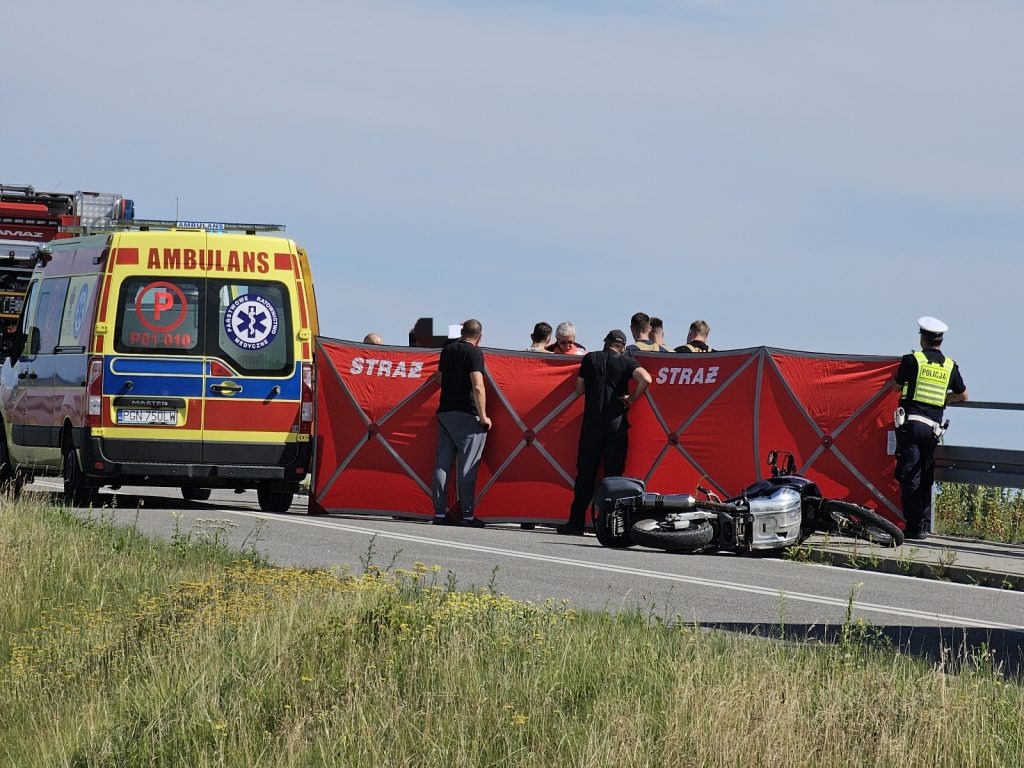 Tragiczny finał wypadku z regionu. Nie żyje motocyklista