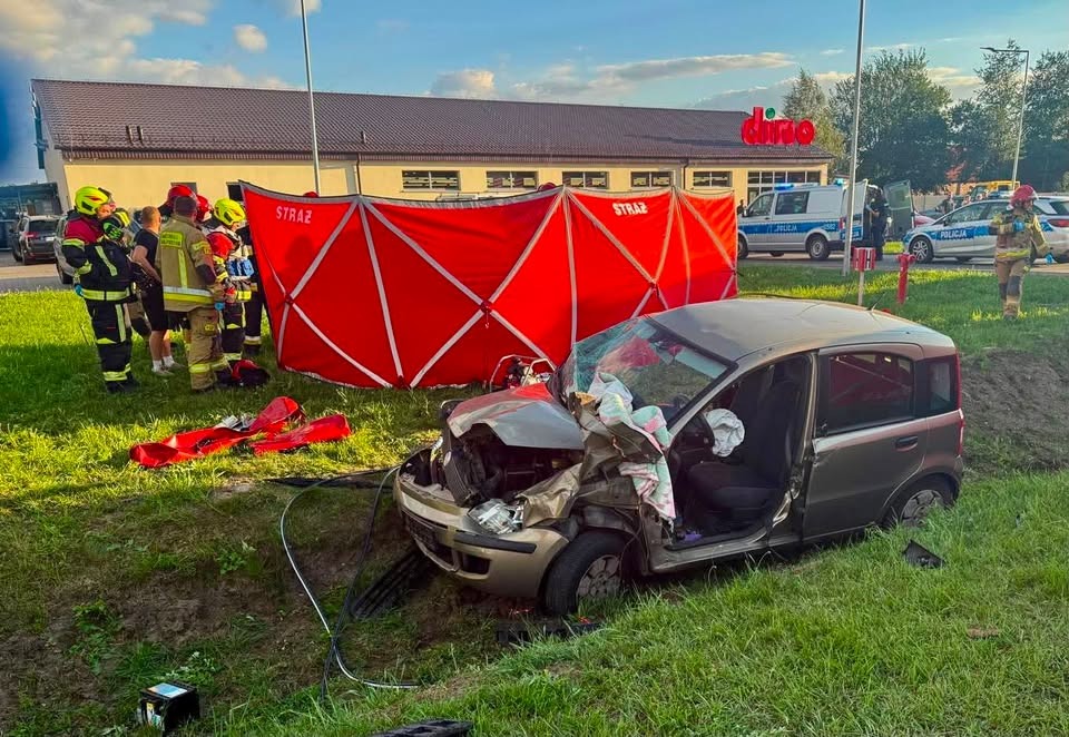 Tragiczny wypadek w Rogoźnie. Nie żyje jedna osoba