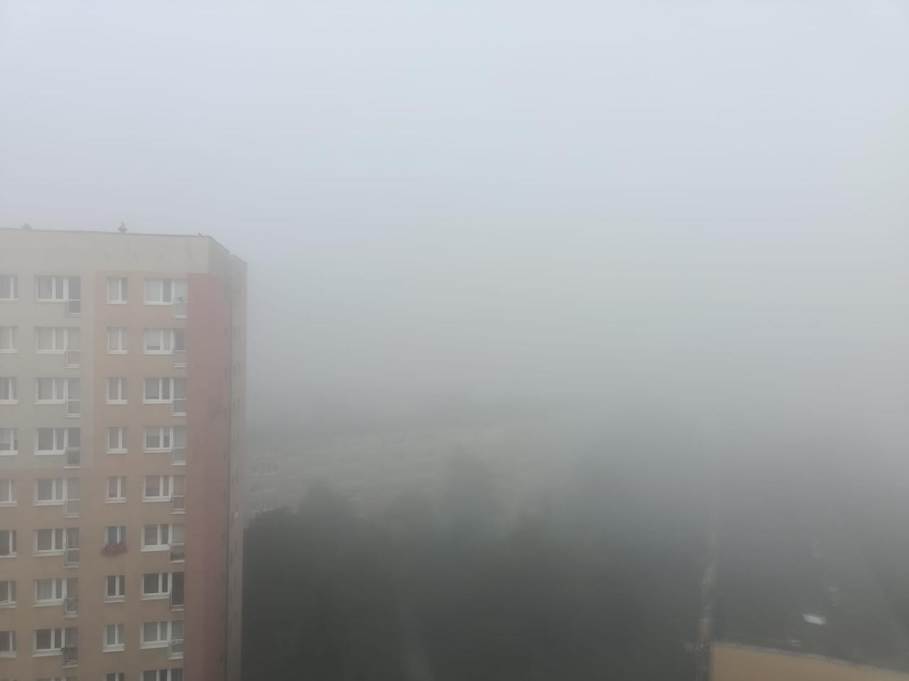 Poznań we mgle. Samoloty nie mogły wylądować na Ławicy