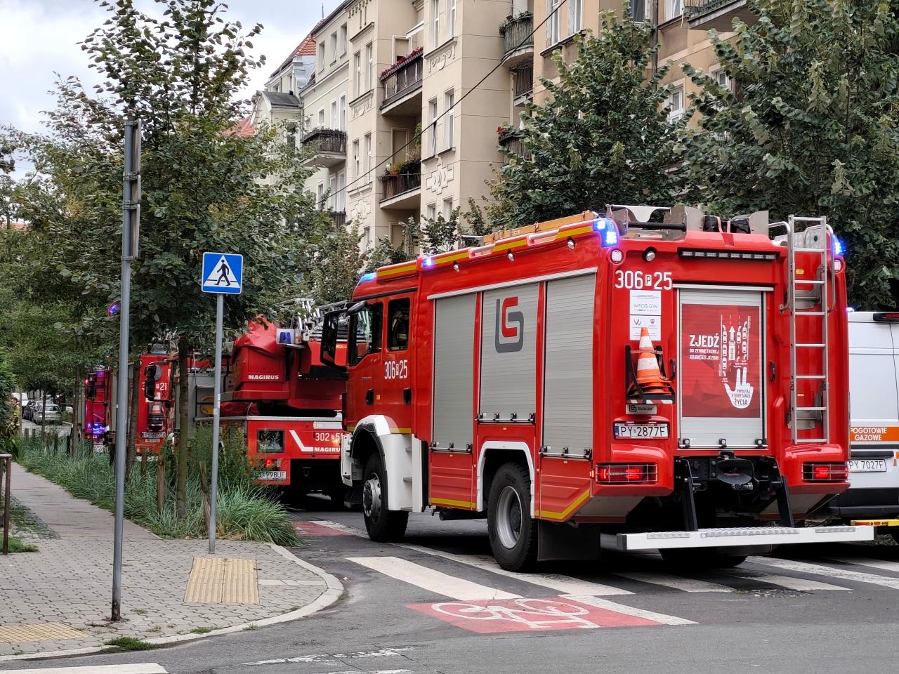 Akcja służb przy poznańskiej ulicy