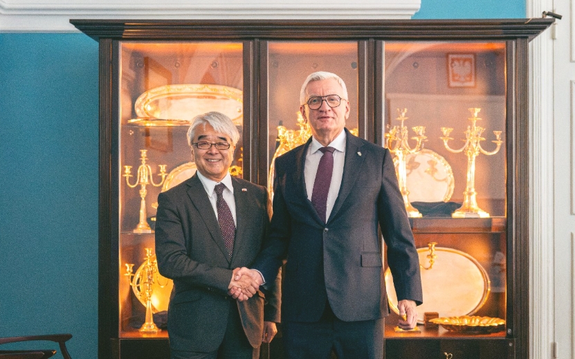 Ambasador Japonii odwiedził Poznań. "Cieszę się, iż w końcu mogę zobaczyć, to wspaniałe miasto"