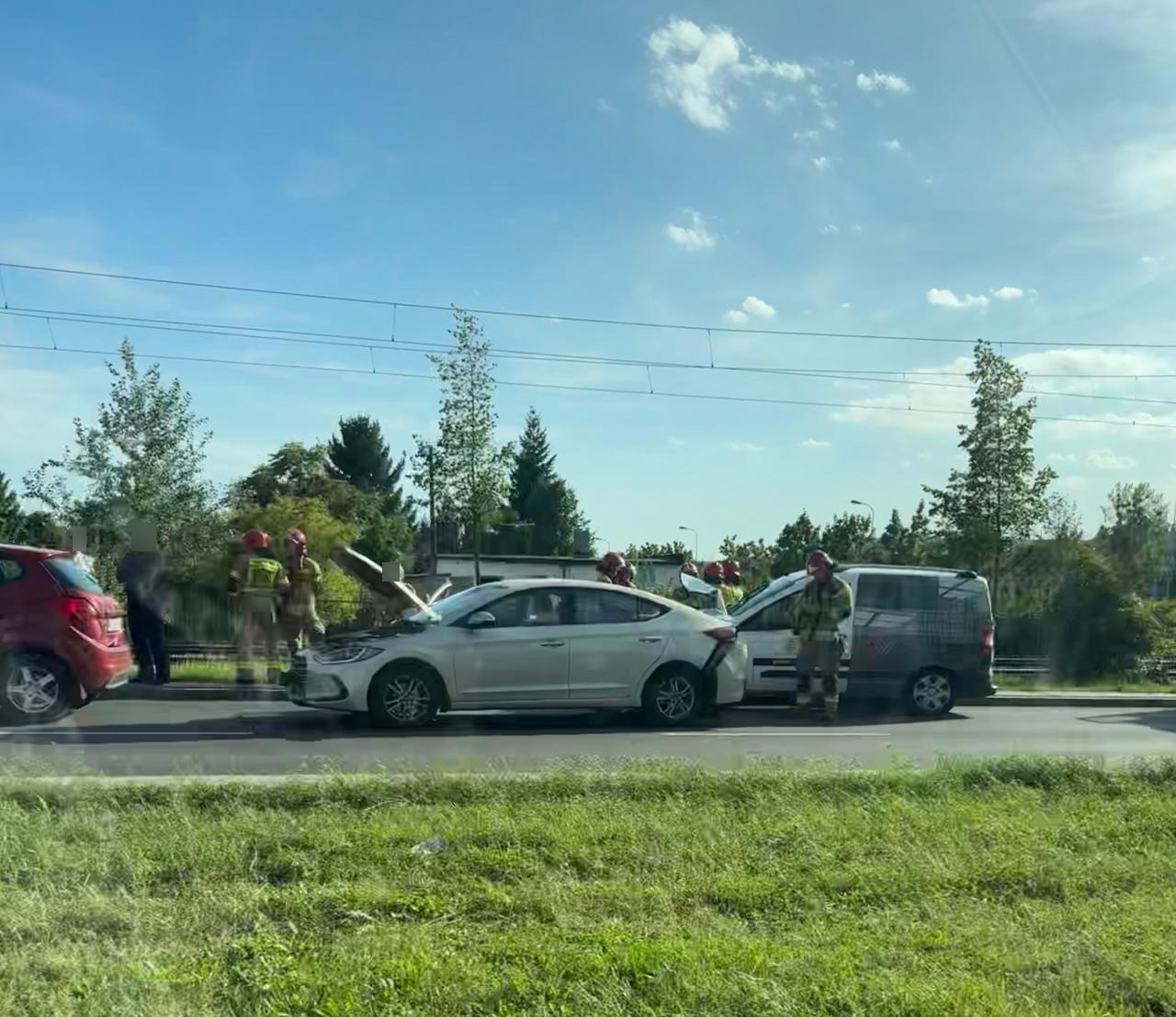 Wypadek na ulicy Warszawskiej. "Wszystko stoi"
