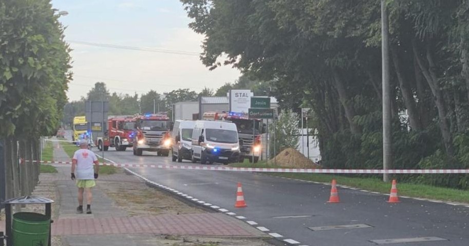 Rozszczelnienie gazociągu pod Poznaniem. Ewakuowano przedszkole