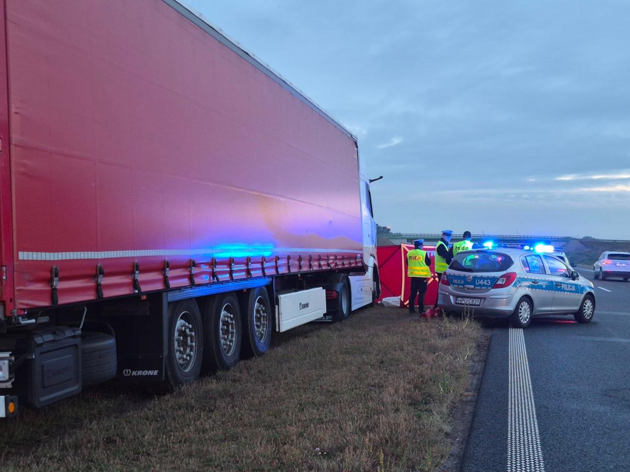 Reanimacja na S5 w regionie. Nie żyje kierowca ciężarówki