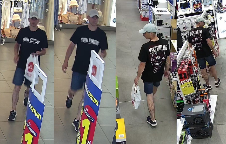 Ze sklepu skradziono końcówki szczoteczek do zębów za ponad 800 złotych. Szuka go policja