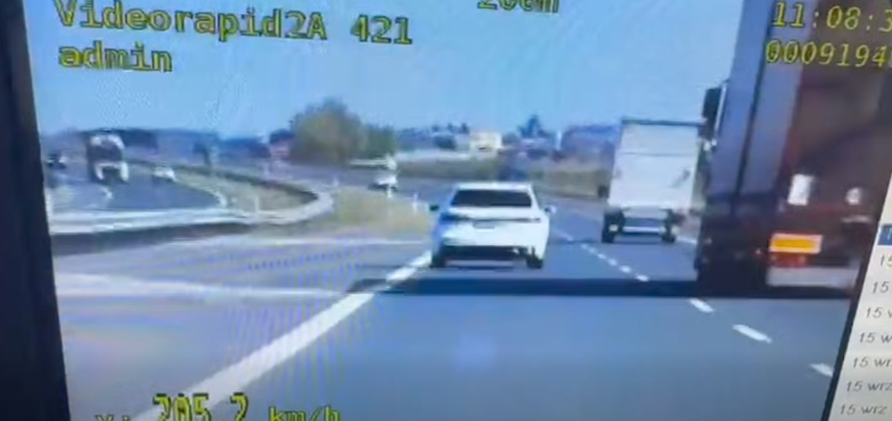 202 km/h na S5 w regionie. Recydywista drogowy dostał wysoki mandat