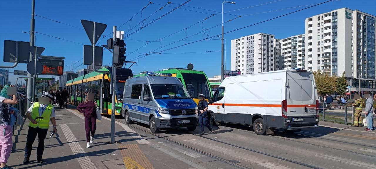Wypadek z udziałem dwóch tramwajów. Są poszkodowani