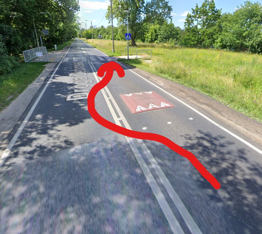 Kierowcy notorycznie omijają progi zwalniające przy "zebrze" na ruchliwej ulicy. "Nikt tego nie kontroluje"