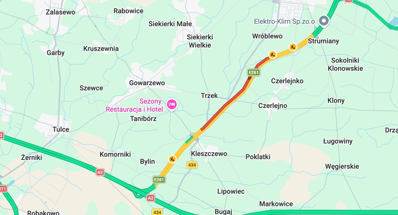 Ruszył remont trasy S5 pod Poznaniem. Duże korki!