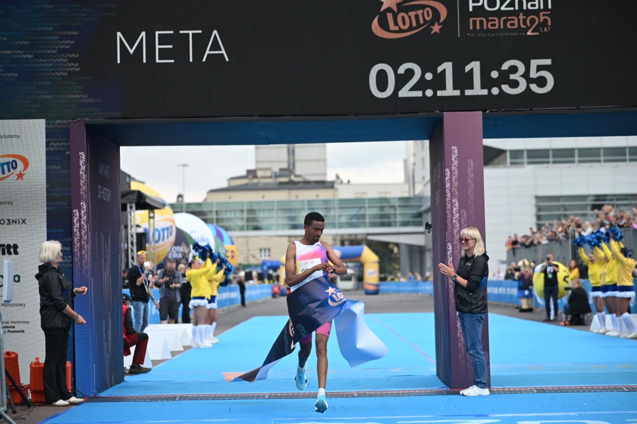 Zwycięzcy LOTTO 25. Poznań Maratonu na mecie! Pierwszy Polak ósmy