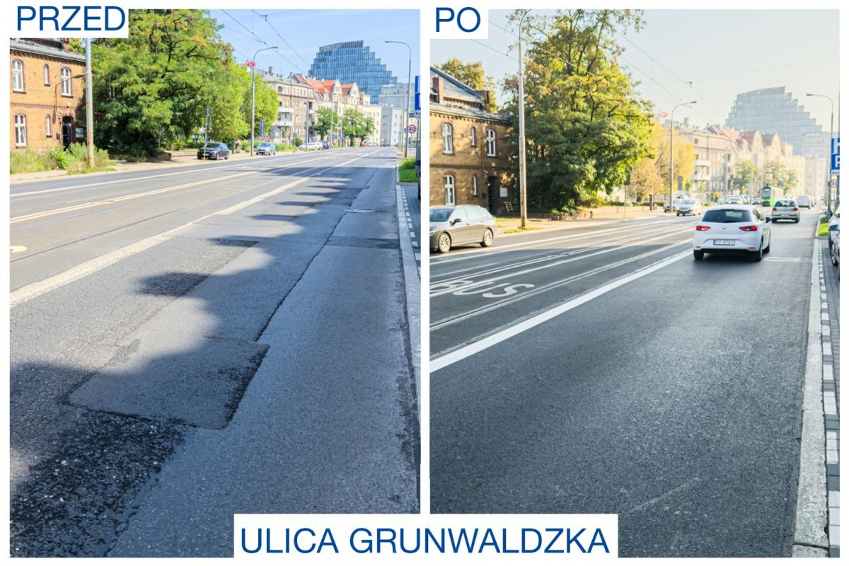 Kolejny remont w Poznaniu zakończony. Kosztował ponad milion i był jednym z ostatnich zaplanowanych na ten rok
