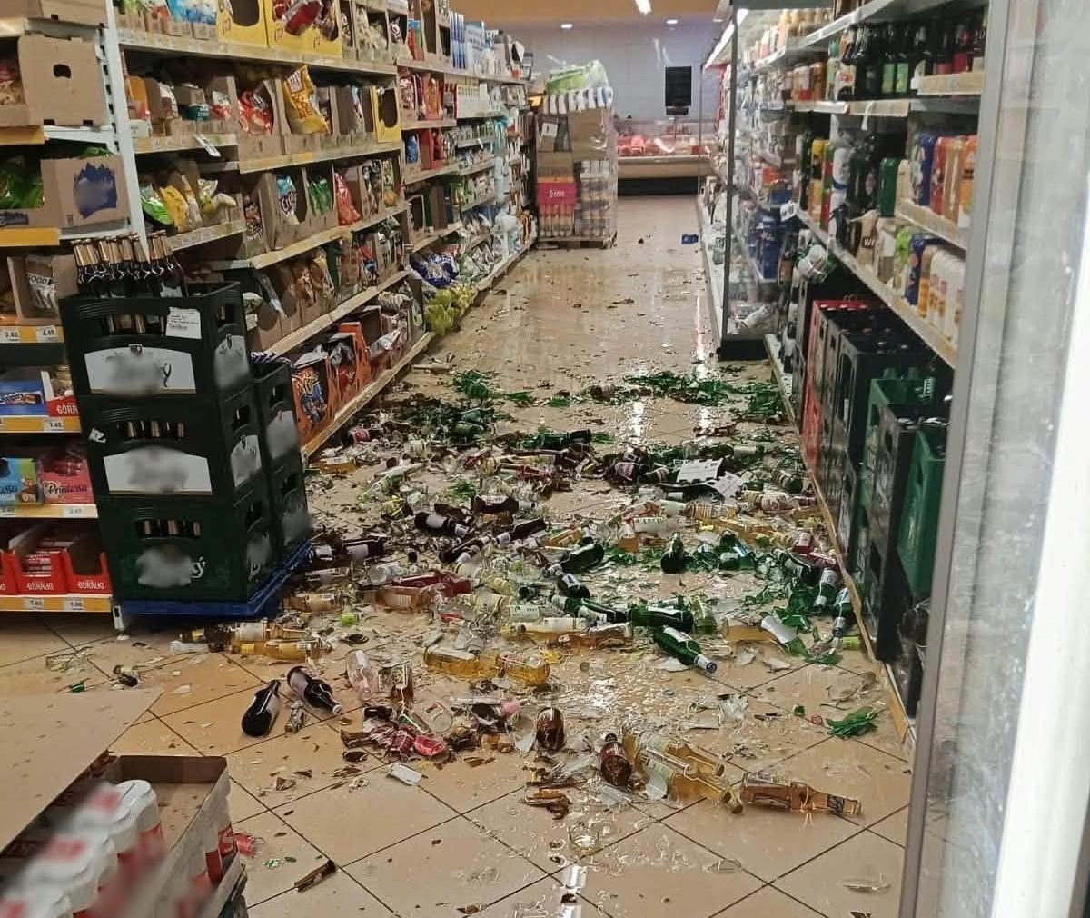 Region. Urządził alkoholową demolkę w sklepie, bo się zdenerwował