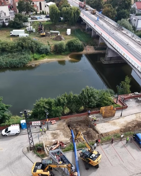 Pod dnem Warty w wielkopolskim mieście wybudowano magistralę wodociągową. Już działa