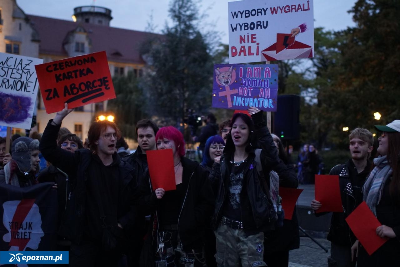 Poznański protest kobiet zakłócał finał prestiżowego konkursu. "Protesty nie są od tego, żeby nie przeszkadzały"