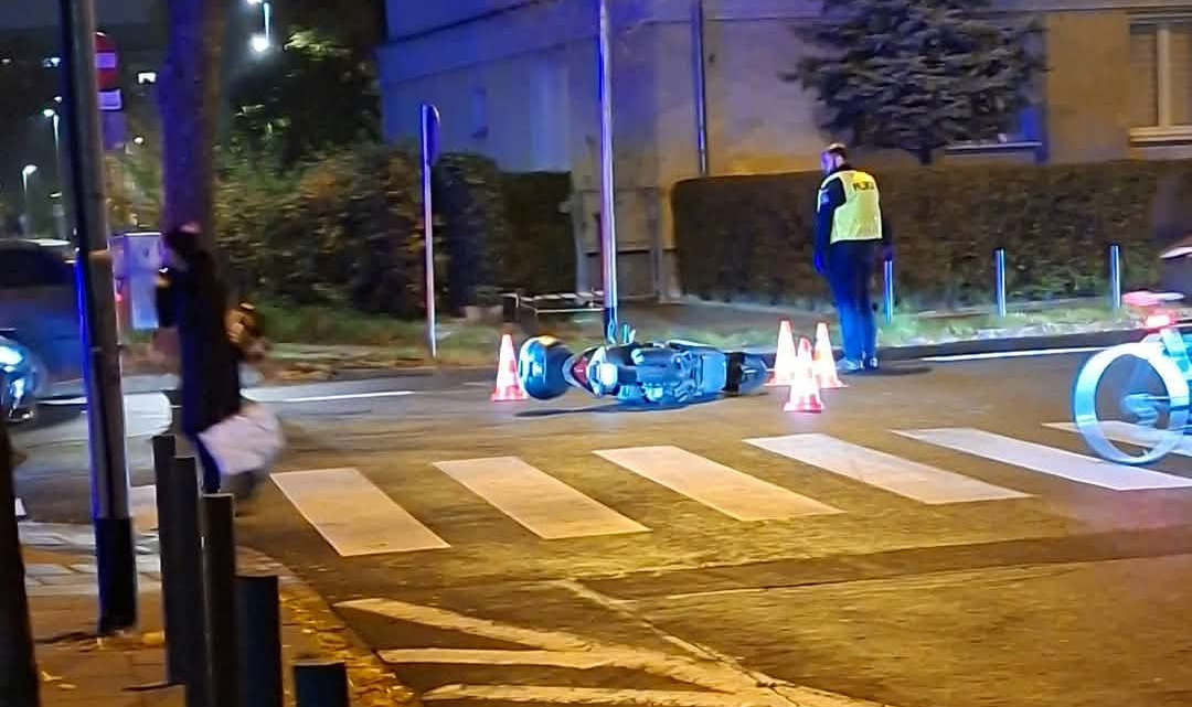 Wypadek z udziałem skutera w Poznaniu