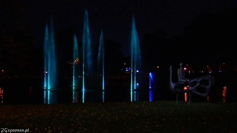 Tak wyglądała fontanna w parku Marcinkowskiego