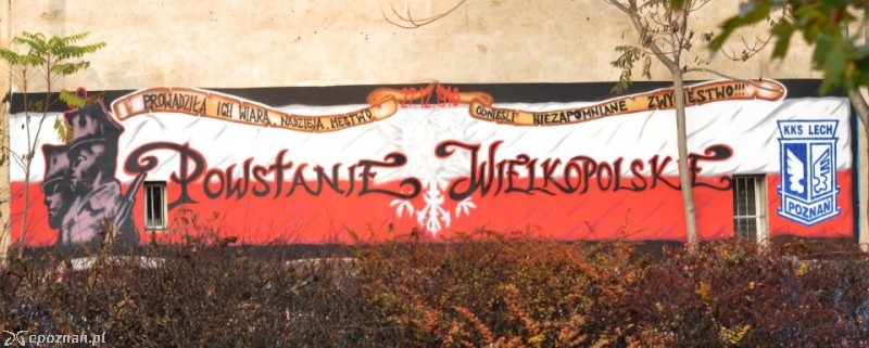 Graffiti przy ulicy Ratajczaka | fot. fot. Wiara Lecha