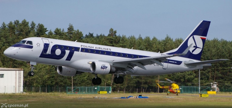 Embraer ERJ-175 w barwach LOT | fot. Łukasz Golowanow & Maciek Hypś, Wikipedia