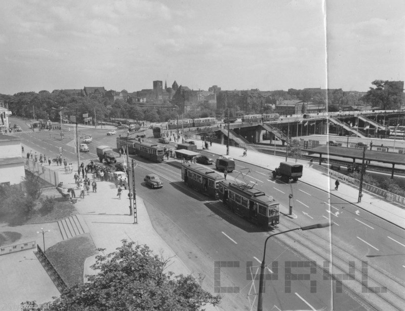 Ulica Głogowska w 1965 roku | fot. CYRYL