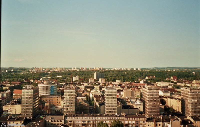 Widok z tarasu widokowego w Collegium Altum z 2000 roku | fot. Mateusz Chojnacki