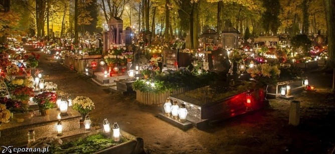 Polski cmentarz w czasie Wszystkich Świętych | fot. BP