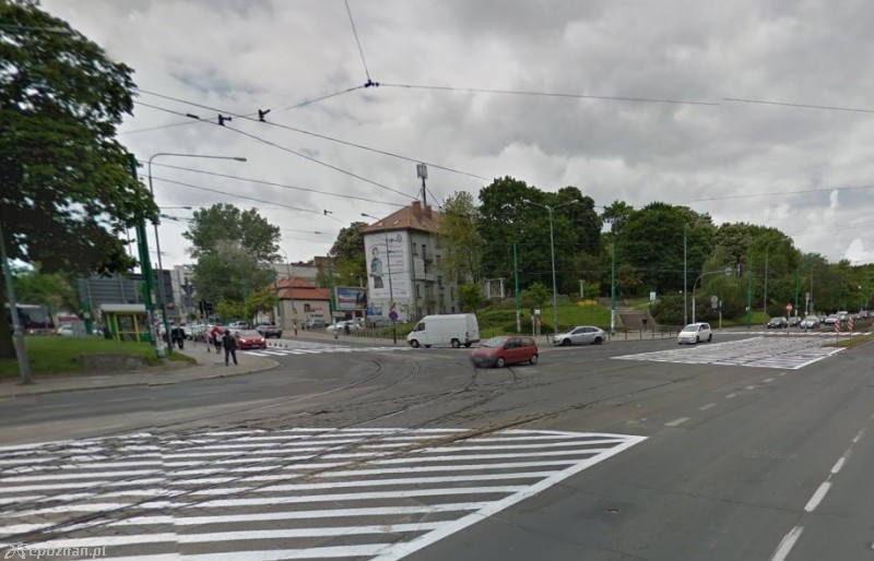 Tramwaje zamiast jechać prosto, będą skręcać w Górną Wildę | fot. Google Street View